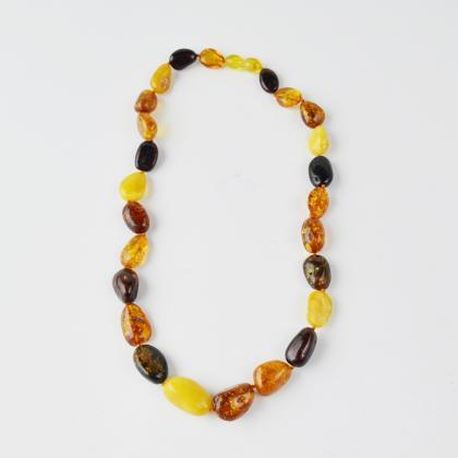 Multicolor Baltic Amber Necklace For Adults | From..